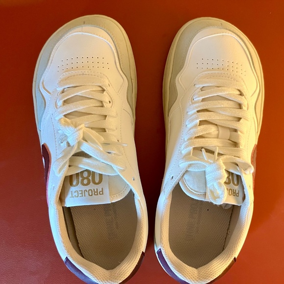 🌟 New! Ohne Project 080 Barefoot Sneaker, Heritage Cherry, Sz 39, Retro-Style - Picture 5 of 8